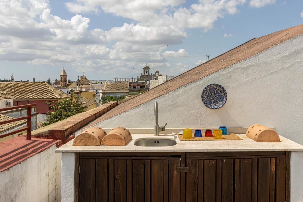 Top Atico Plaza Del Arenal - Gran Terraza - Vistas - Solarium جيريز المظهر الخارجي الصورة